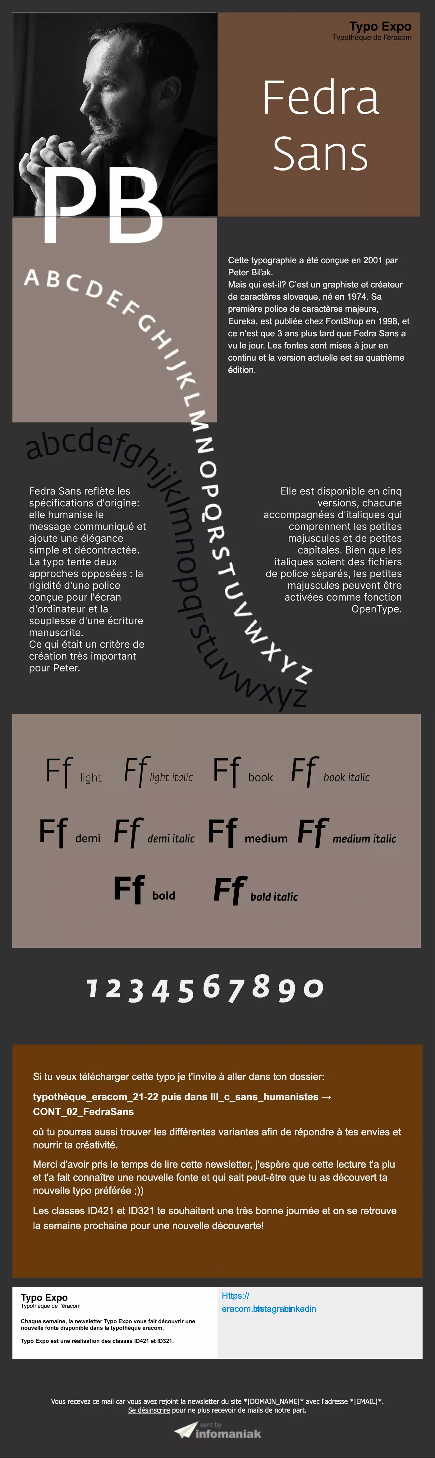 Spécimen Fedra Sans
